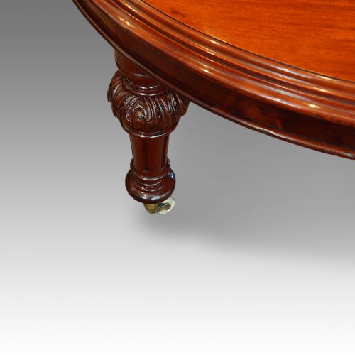 fig 1. Victorian mahogany extending dining table