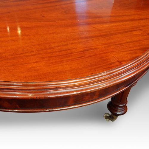 fig 3. Victorian mahogany extending dining table