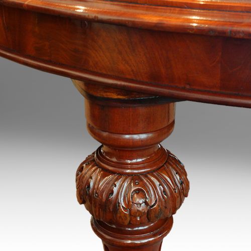fig 4. Victorian mahogany extending dining table