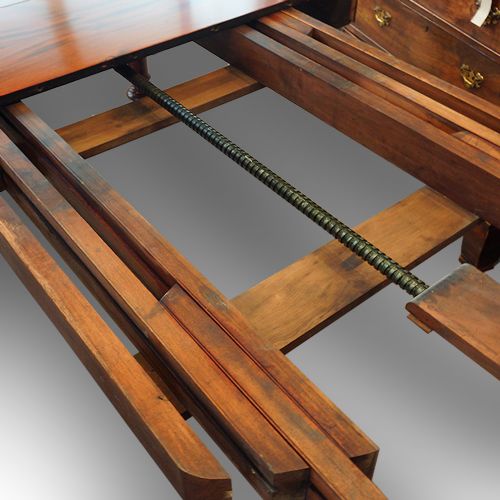 fig 5. Victorian mahogany extending dining table