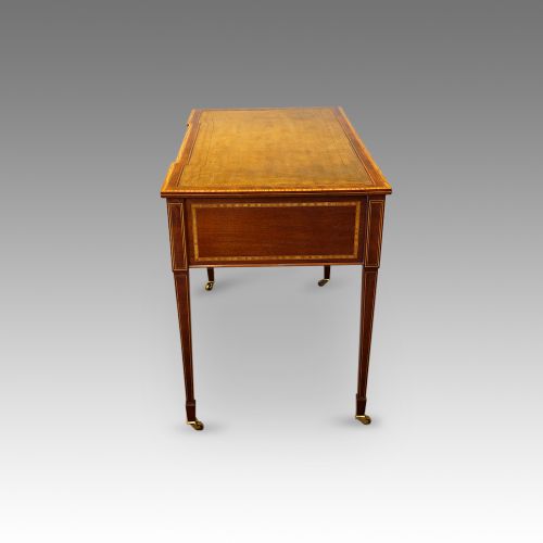 fig 3. Edwardian inlaid mahogany writing table
