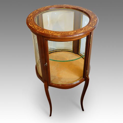 Edwardian Mahogany Bijouterie Cabinet