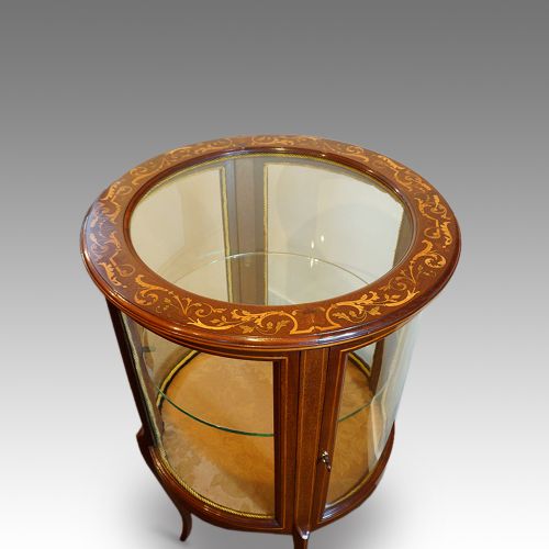 fig 6. Edwardian mahogany bijouterie cabinet