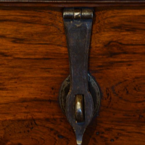fig 2. Victorian teak brass bound military chest