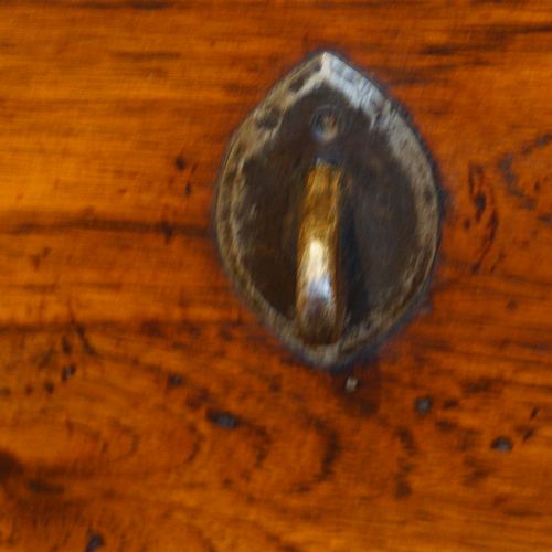 fig 3. Victorian teak brass bound military chest