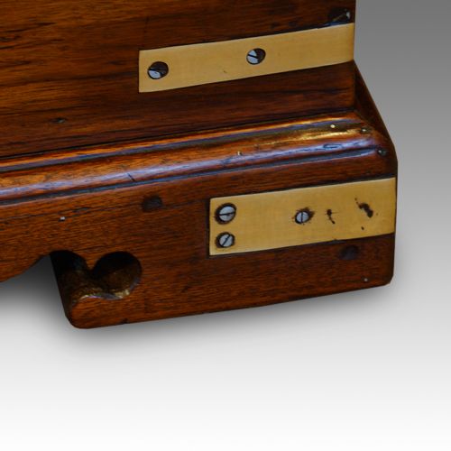fig 5. Victorian teak brass bound military chest