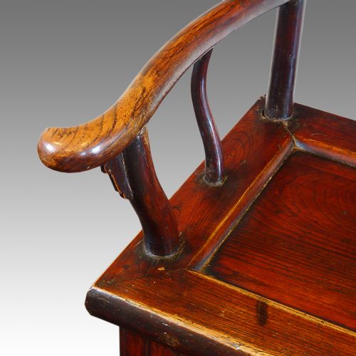 fig 3. Pair of Chinese yoke back armchairs