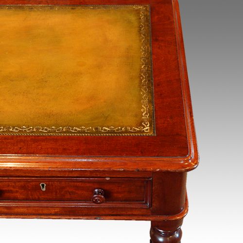 fig 4. Victorian mahogany writing table