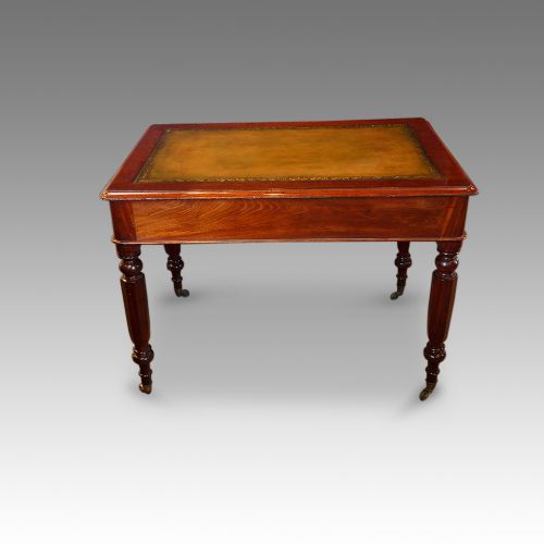 fig 6. Victorian mahogany writing table