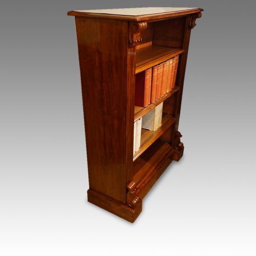 fig 2. Victorian mahogany open bookcase