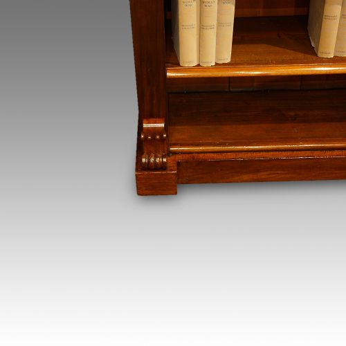 fig 5. Victorian mahogany open bookcase