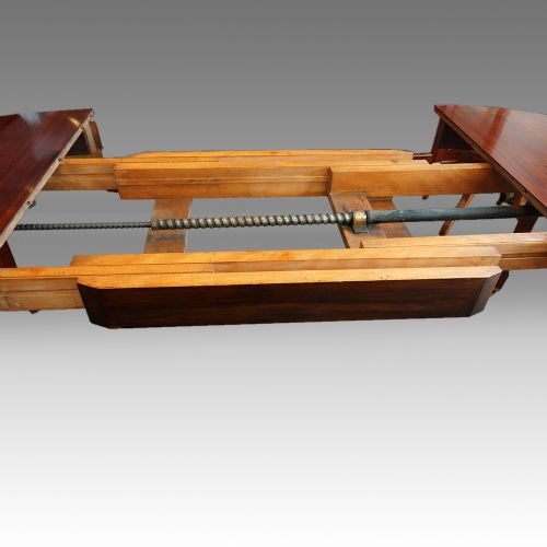 fig 2. Edwardian mahogany extending dining table