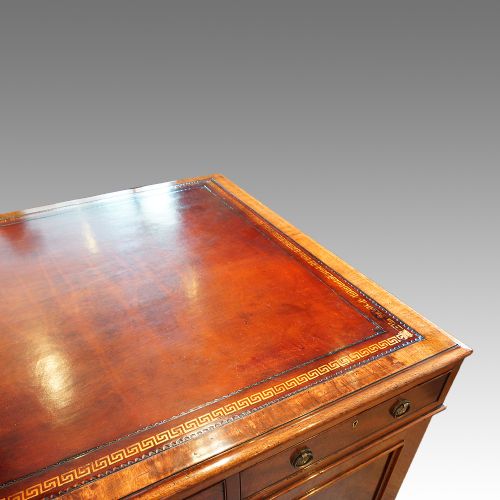 fig 1. Victorian mahogany partners desk