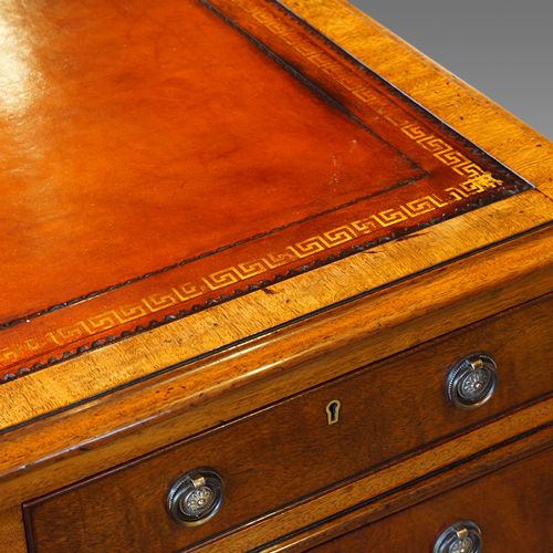 fig 6. Victorian mahogany partners desk