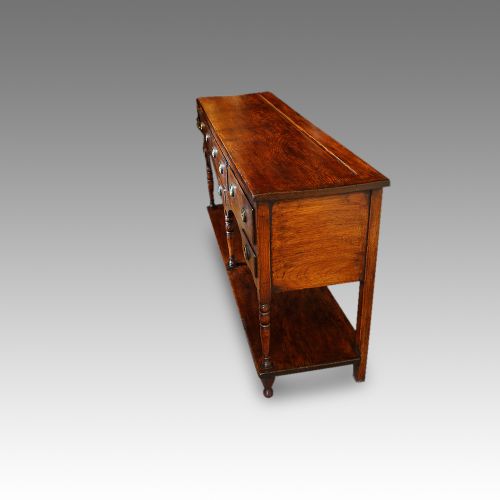 fig 2. Antique oak dresser base