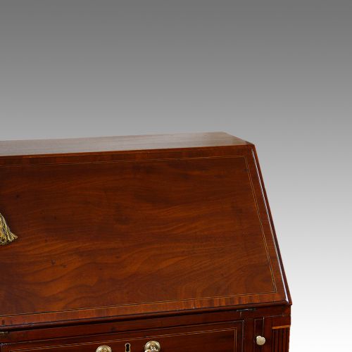 fig 2. George III mahogany Lancashire bureau