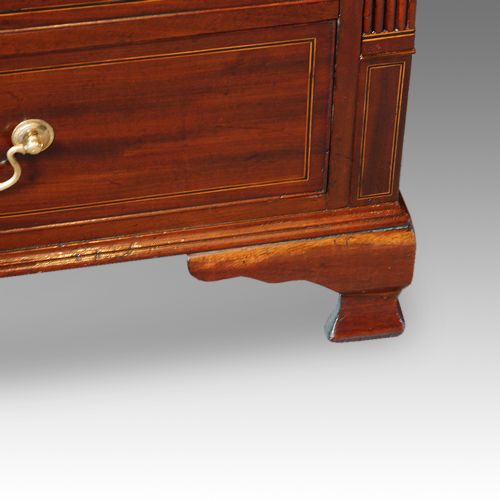 fig 6. George III mahogany Lancashire bureau