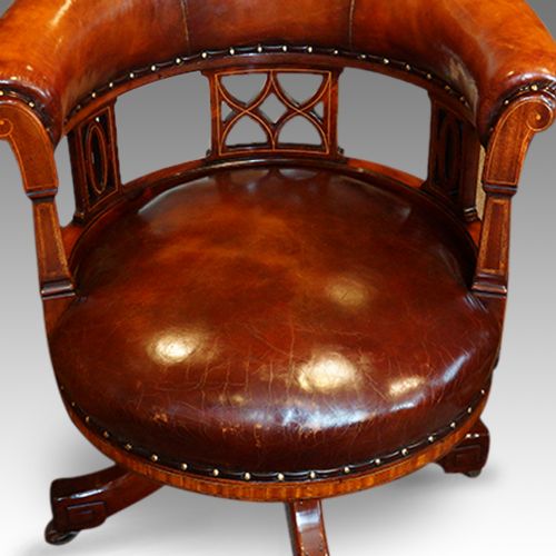 fig 2. Edwardian revolving desk chair