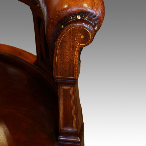 fig 3. Edwardian revolving desk chair