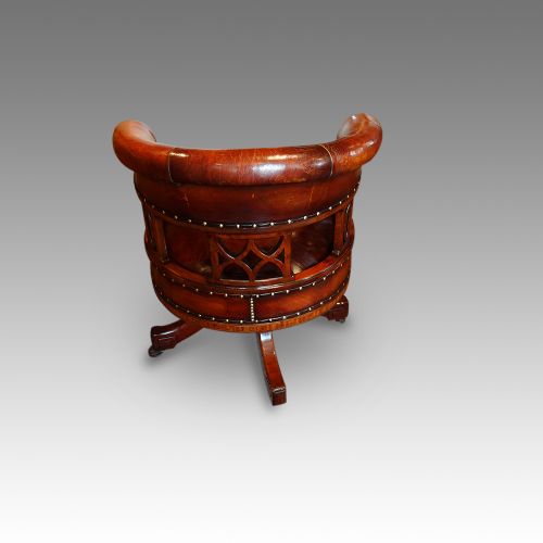 fig 5. Edwardian revolving desk chair