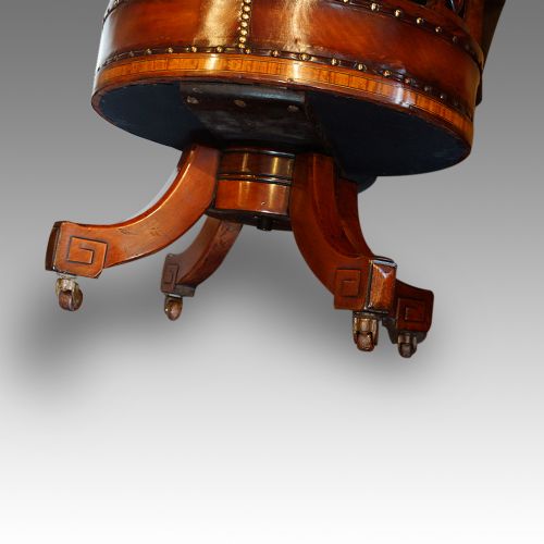 fig 7. Edwardian revolving desk chair
