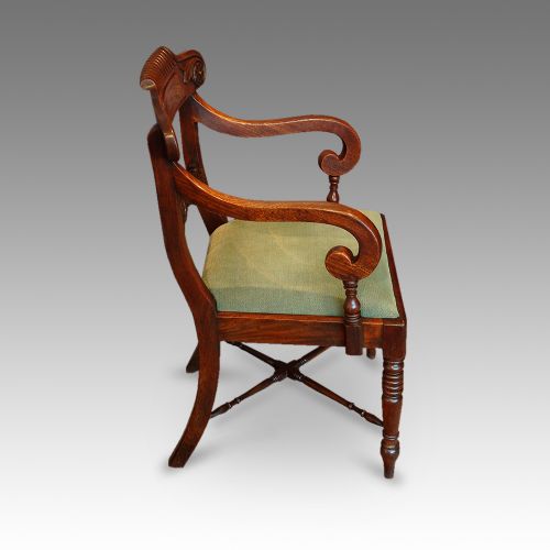 fig 8. Set of 8 William IV mahogany dining chair