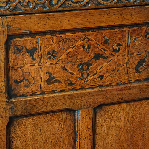 fig 8. Antique oak court cupboard