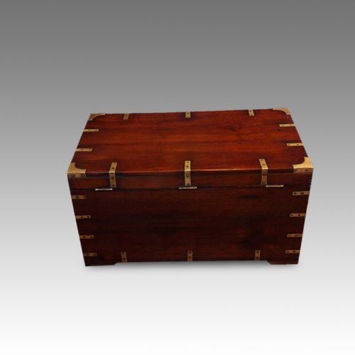 fig 5. Victorian teak campaign chest