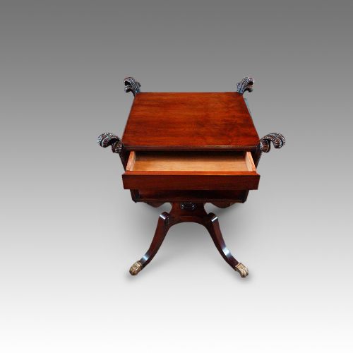 fig 3. Pair of mahogany sofa end tables