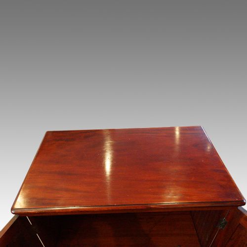 fig 4. Victorian mahogany drinks cupboard