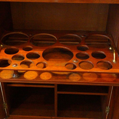 fig 5. Victorian mahogany drinks cupboard