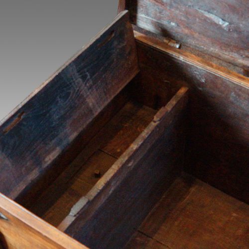 fig 1. Antique hardwood merchant chest