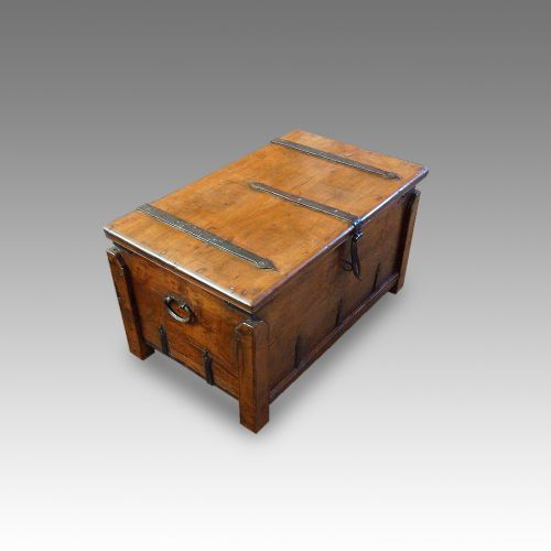 fig 2. Antique hardwood merchant chest