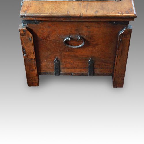 fig 3. Antique hardwood merchant chest