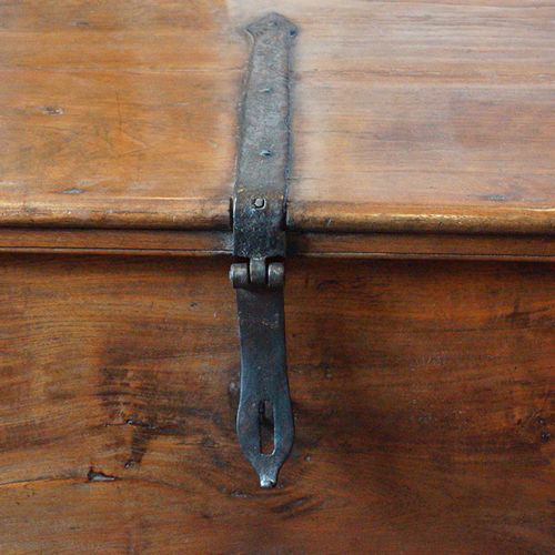 fig 5. Antique hardwood merchant chest