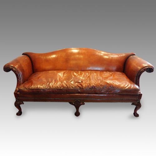 Edwardian Camel Back Sofa