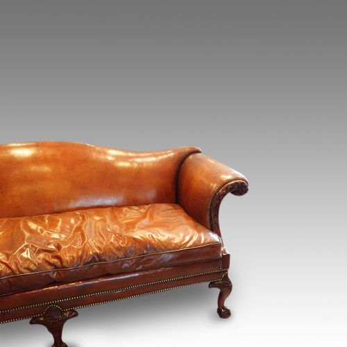 fig 4. Edwardian camel back sofa