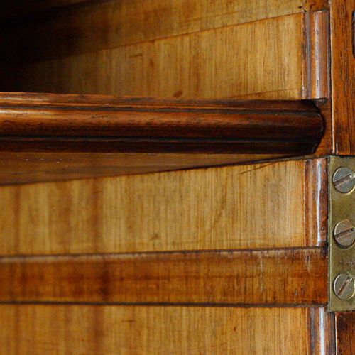 fig 1. George III mahogany secretaire bookcase