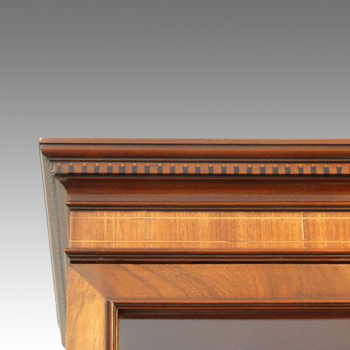 fig 3. George III mahogany secretaire bookcase