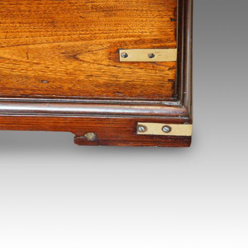 fig 2. Victorian brass bound teak trunk