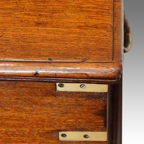 fig 6. Victorian brass bound teak trunk