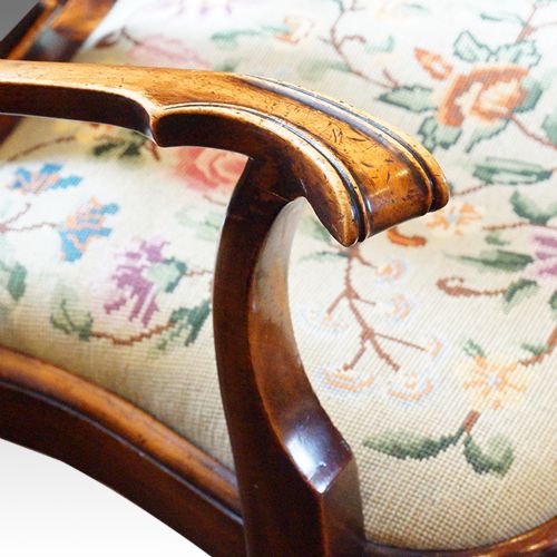 fig 2. Pair of Walnut George I style armchairs