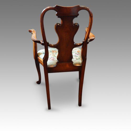 fig 5. Pair of Walnut George I style armchairs