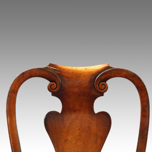 fig 7. Pair of Walnut George I style armchairs