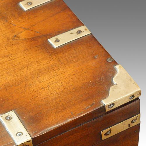fig 3. Victorian brass bound military chest