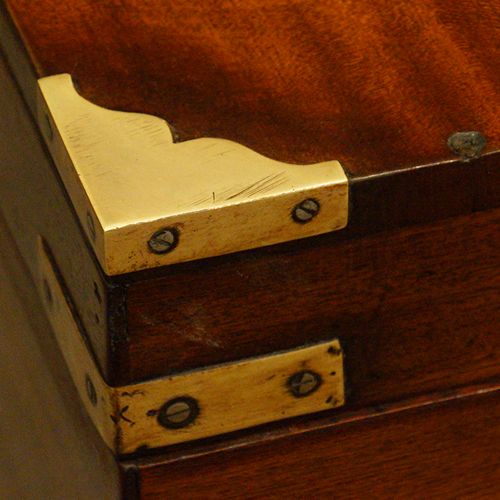 fig 7. Victorian brass bound military chest