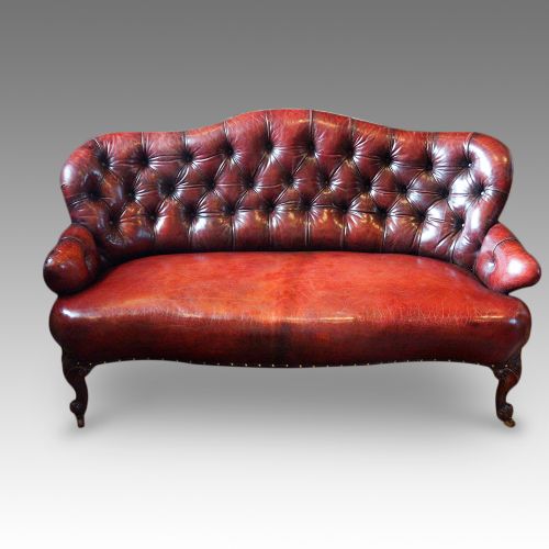 Victorian Leather Sofa