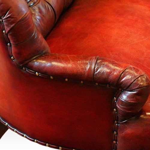 fig 1. Victorian leather sofa