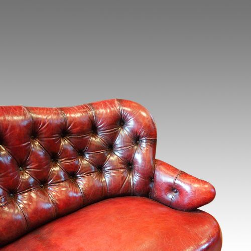 fig 2. Victorian leather sofa