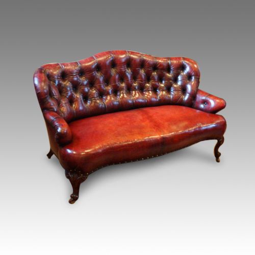 fig 3. Victorian leather sofa